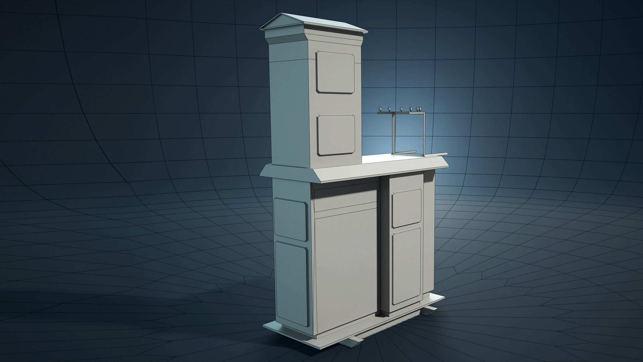 Transformer Boxes Low-Poly Low-poly 3D model_6