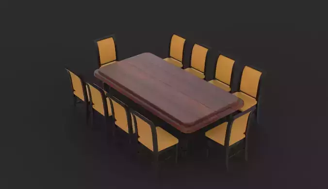 Dining Table  3D model