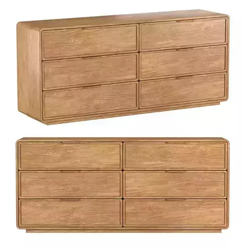 SANTIAGO 6-DRAWER DRESSER