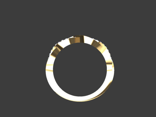 Braid ring 3D print model_1