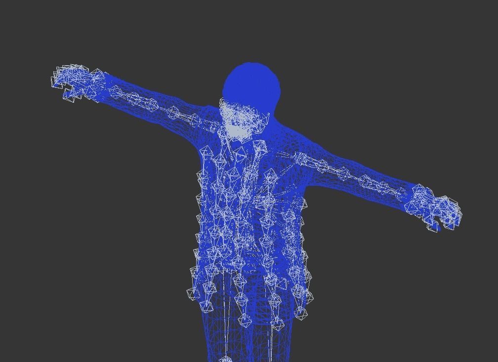 Man in suits Low-poly 3D model_11