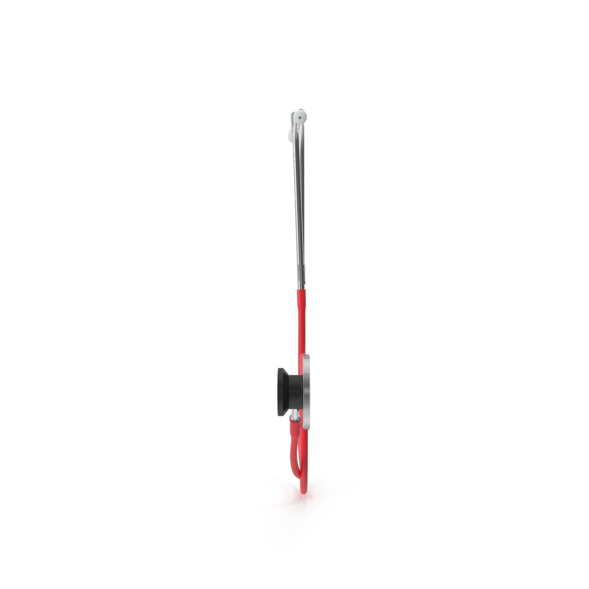 Stethoscope Red Low-poly 3D model_12