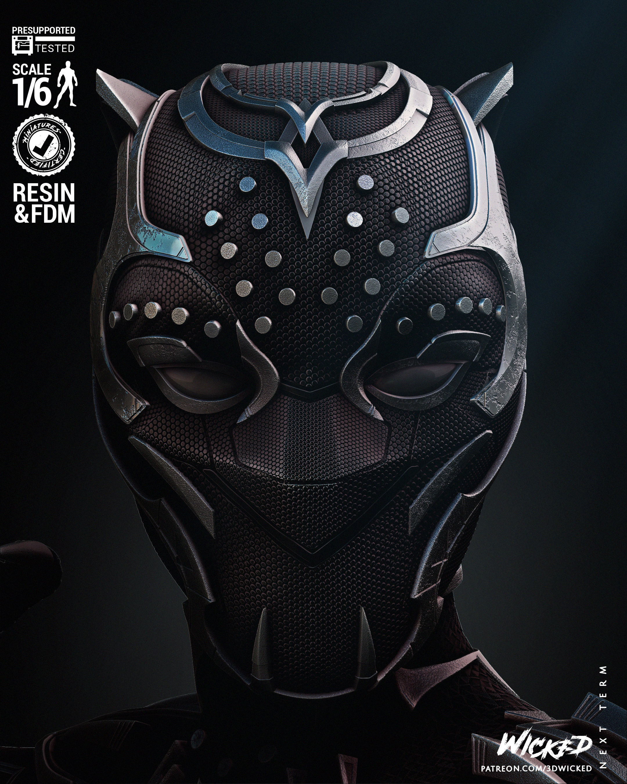 Wicked Marvel Shuri sculpture Tested for 3D printing 3D print model_50