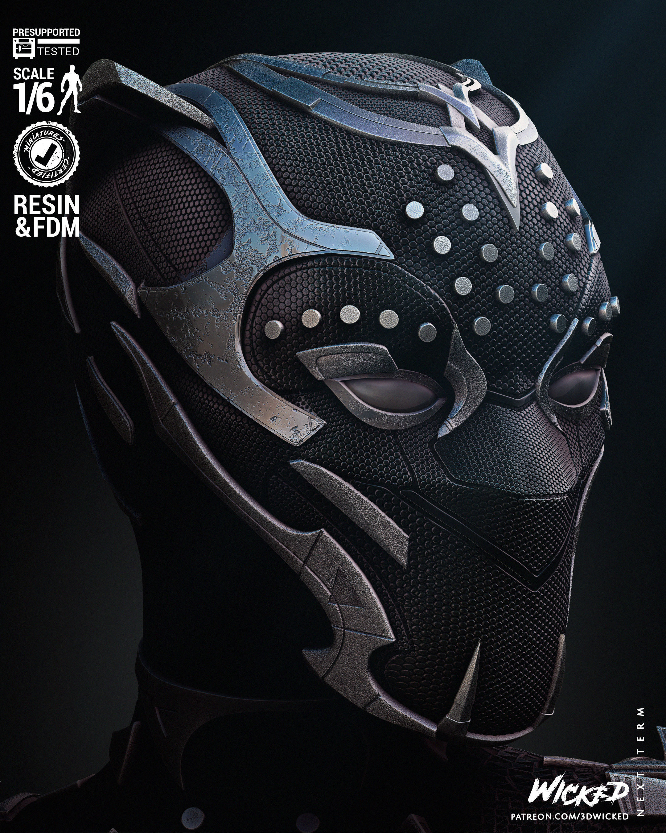 Wicked Marvel Shuri sculpture Tested for 3D printing 3D print model_53