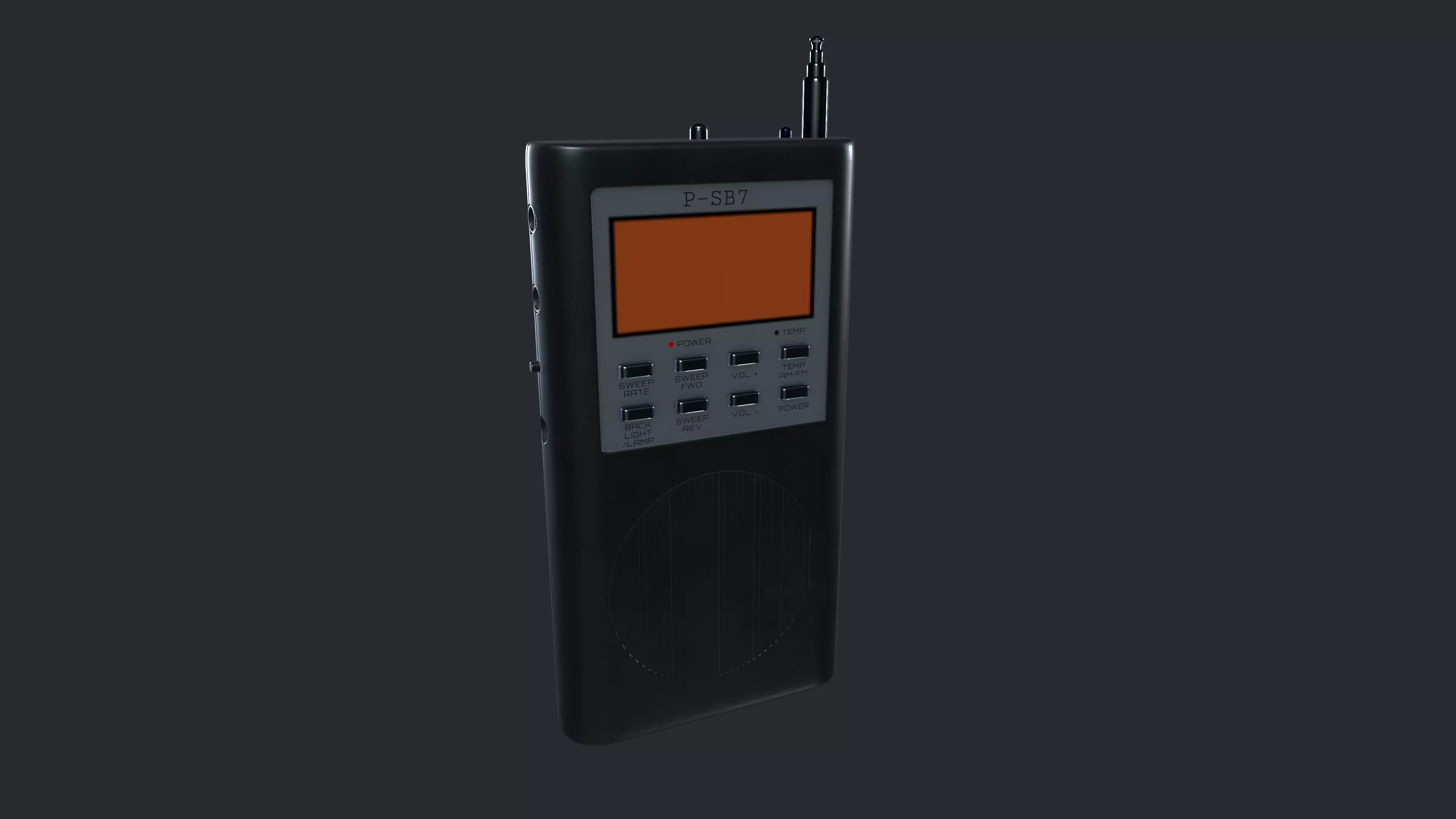 Spirit Box Low-poly 3D model_0