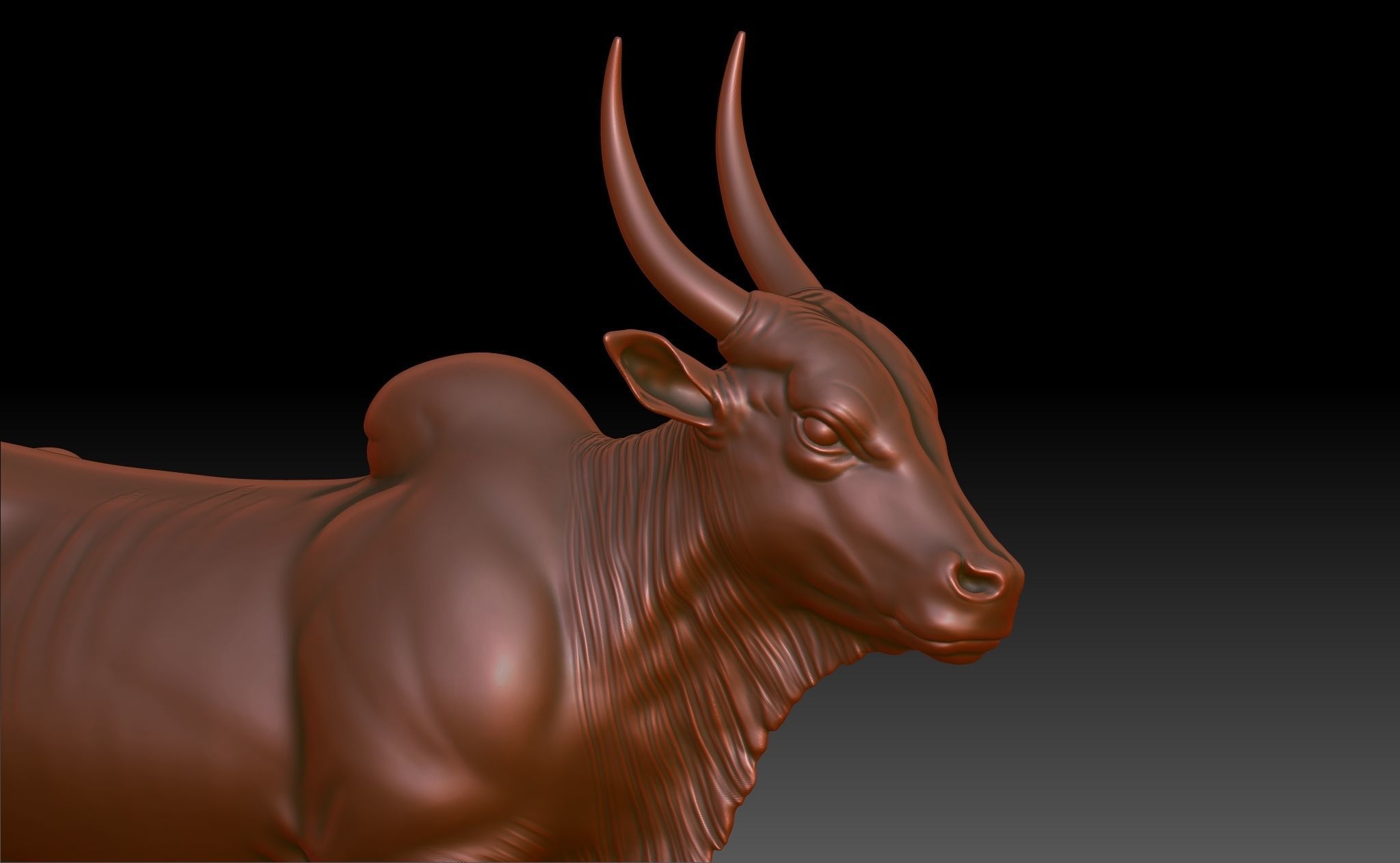 Ox - Indian 3D print model_2