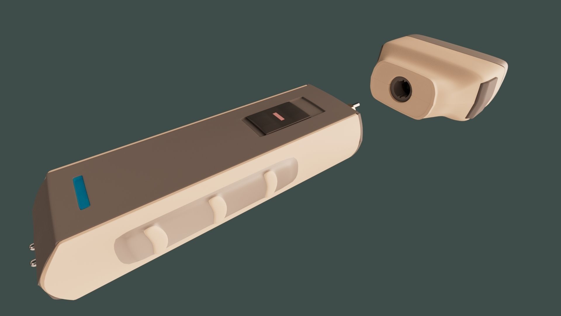 Electric foil Shaver 3D model_4