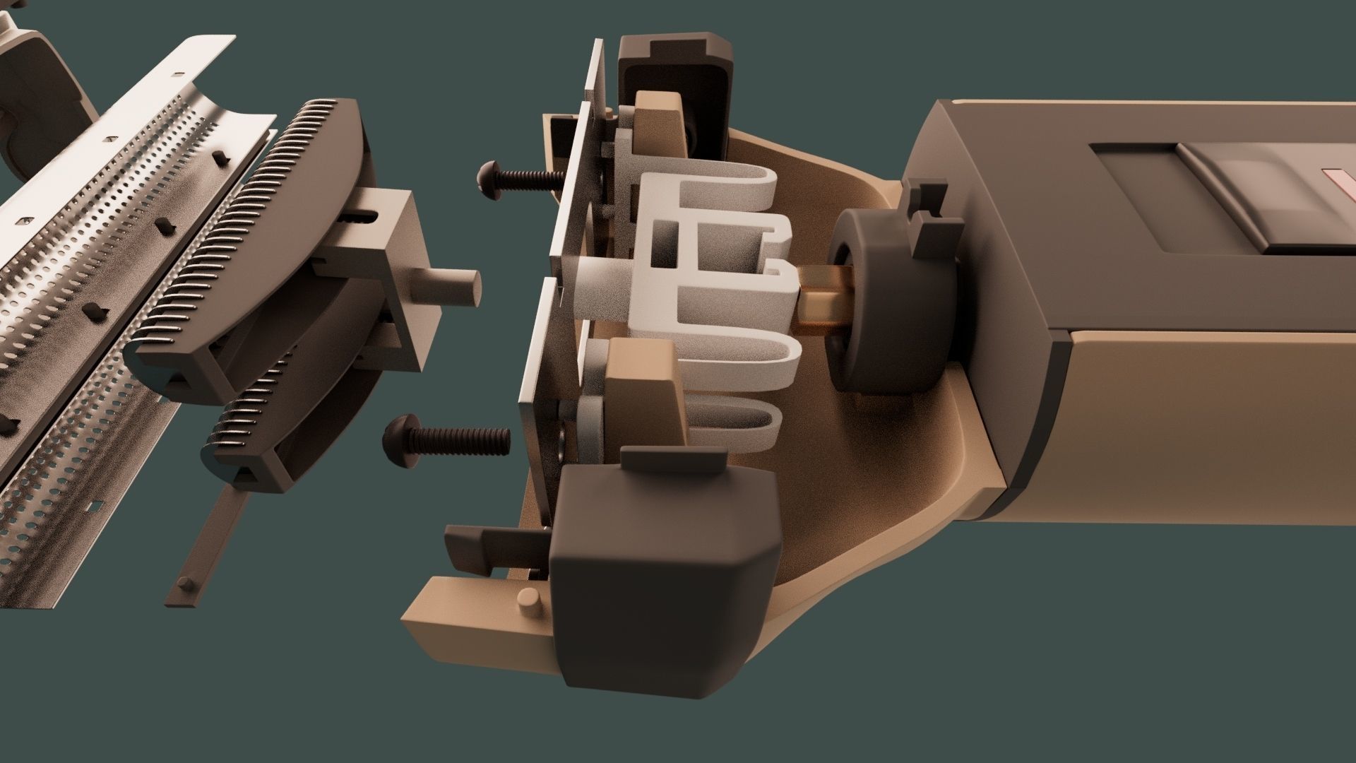 Electric foil Shaver 3D model_17