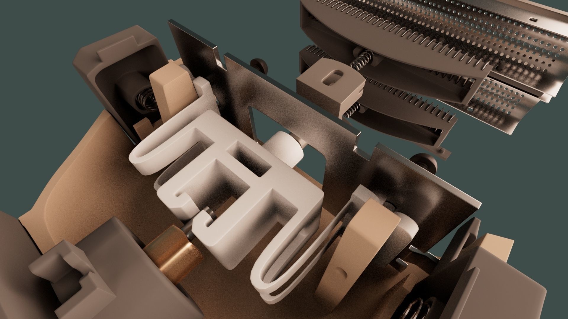 Electric foil Shaver 3D model_18