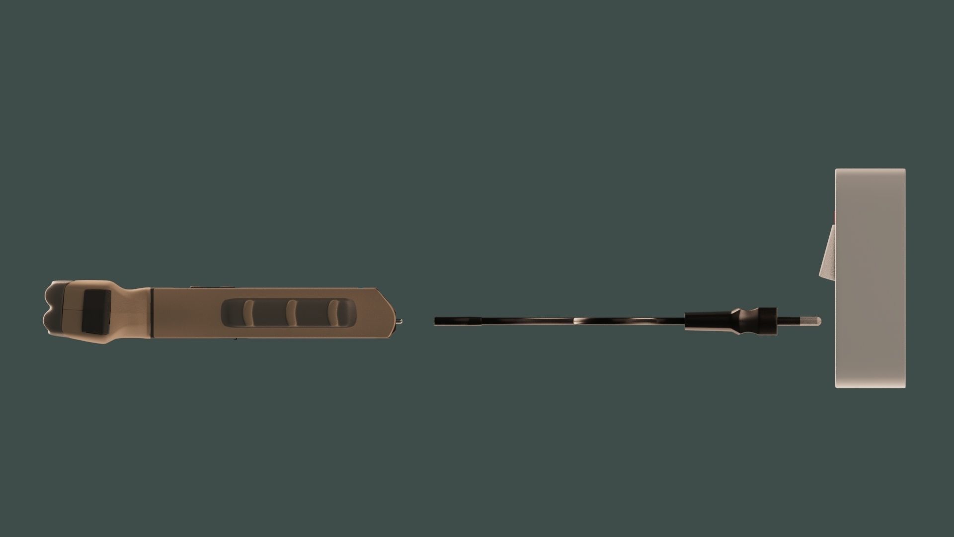 Electric foil Shaver 3D model_22