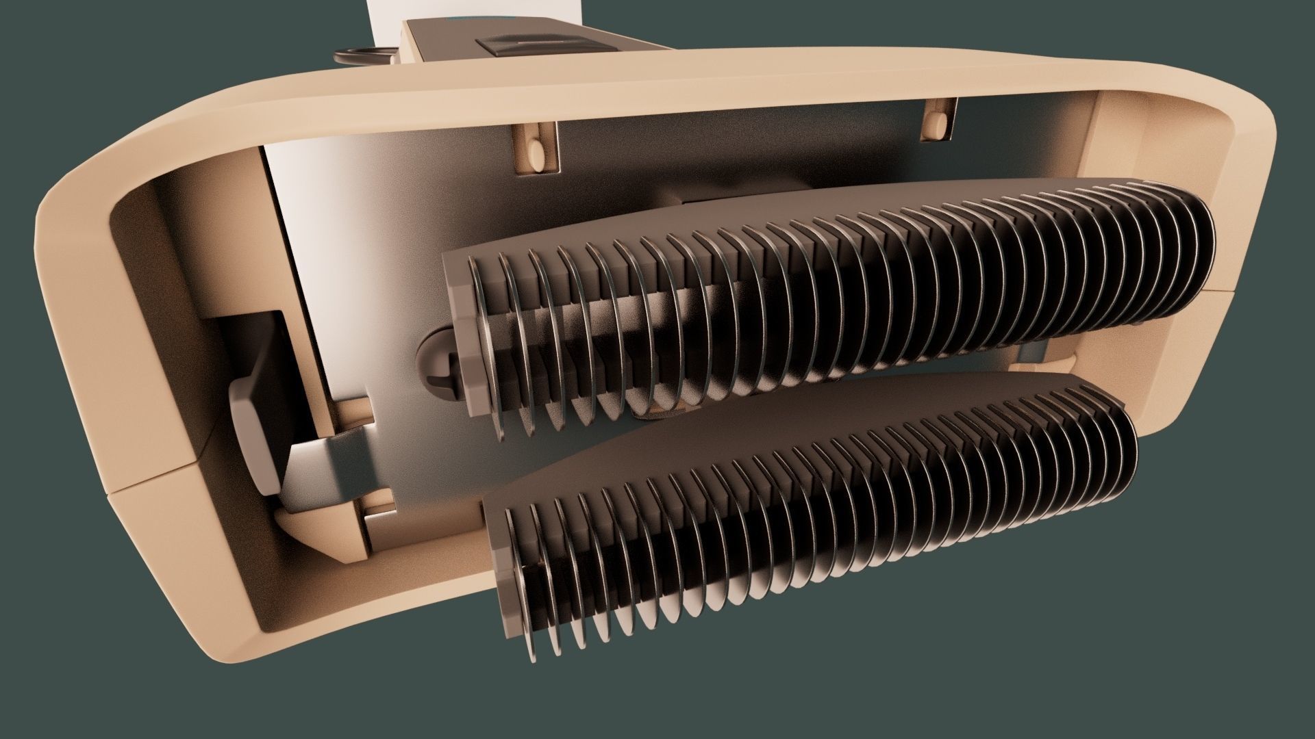 Electric foil Shaver 3D model_16