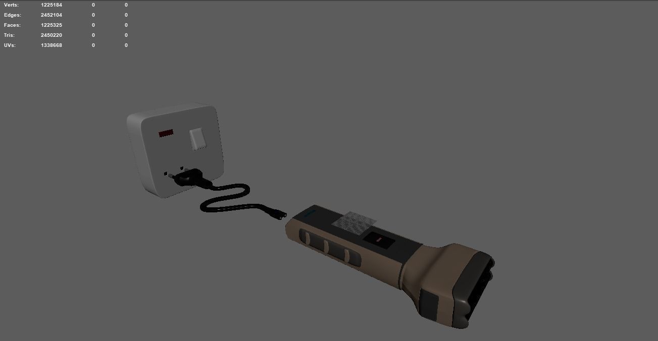 Electric foil Shaver 3D model_9