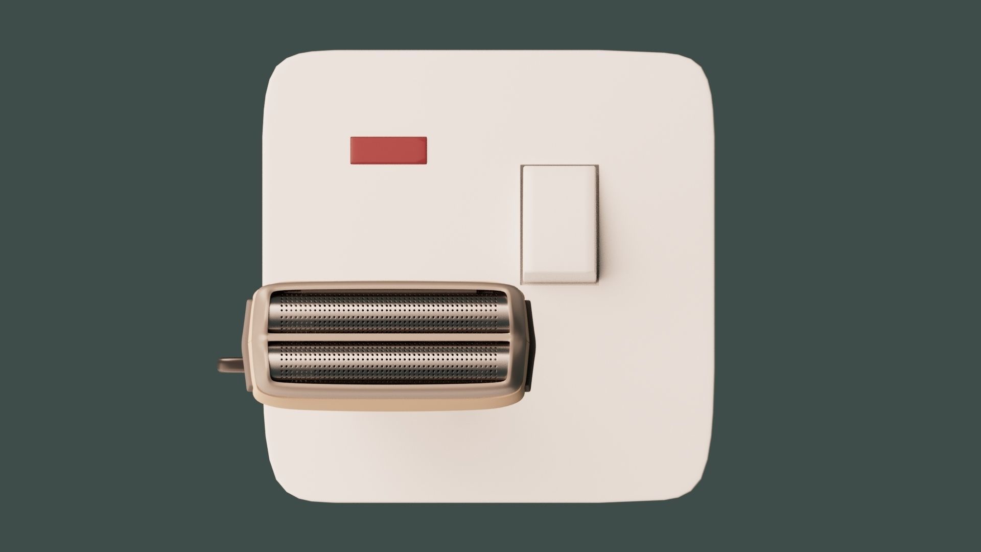 Electric foil Shaver 3D model_26