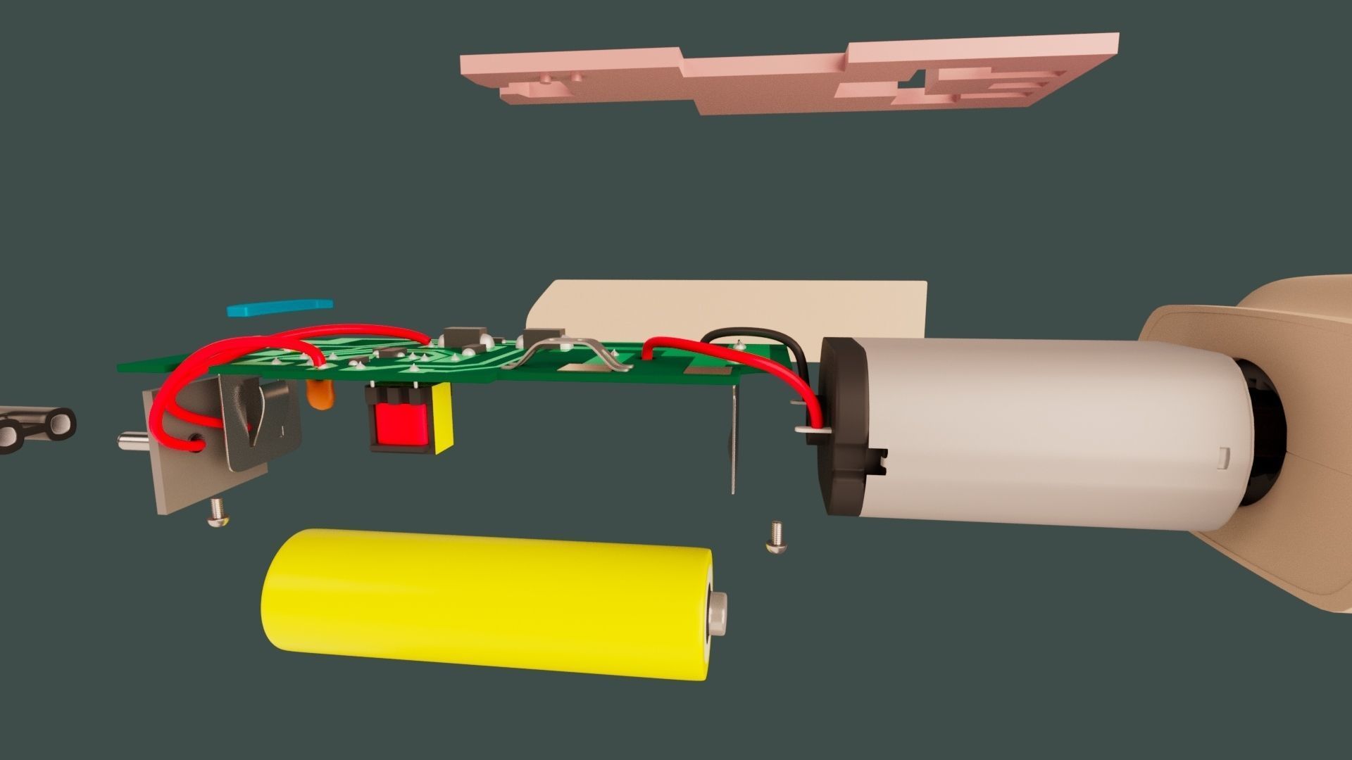 Electric foil Shaver 3D model_10