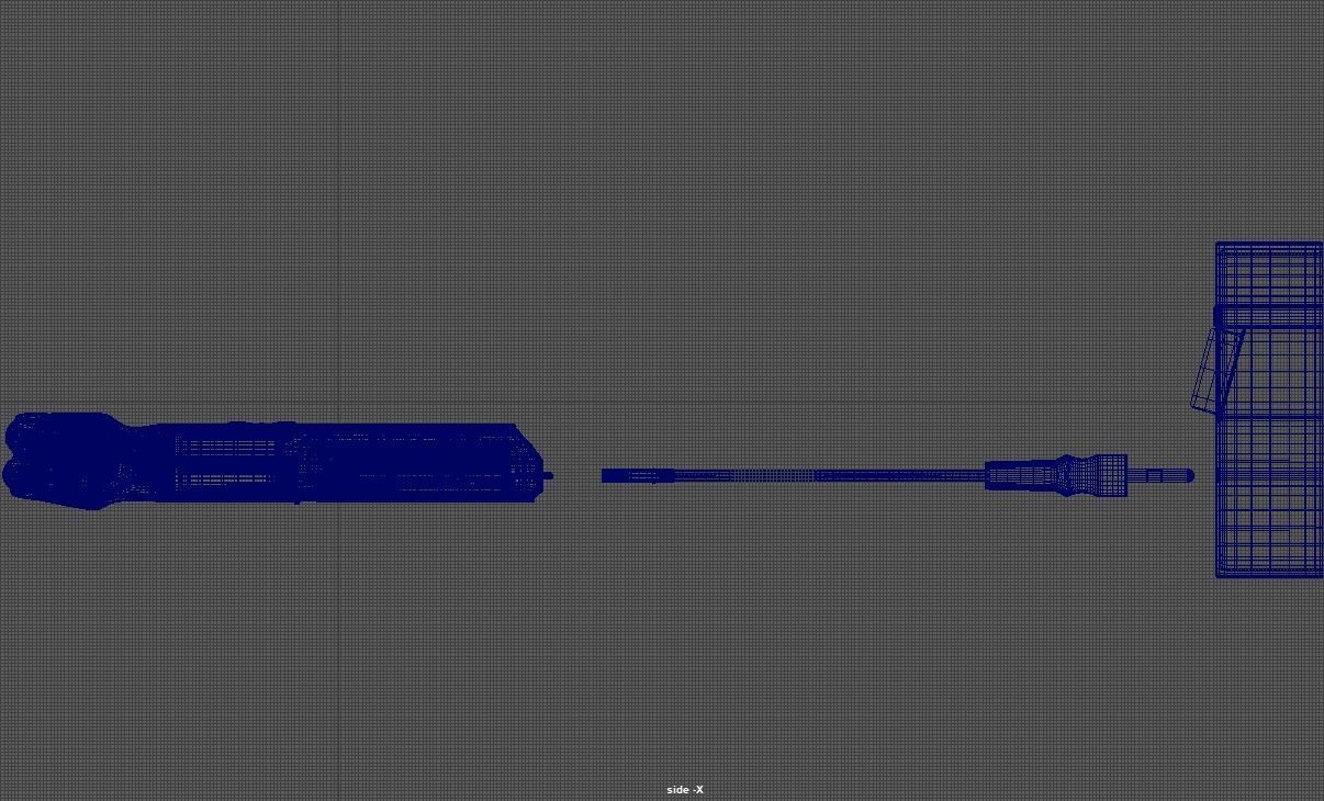 Electric foil Shaver 3D model_7