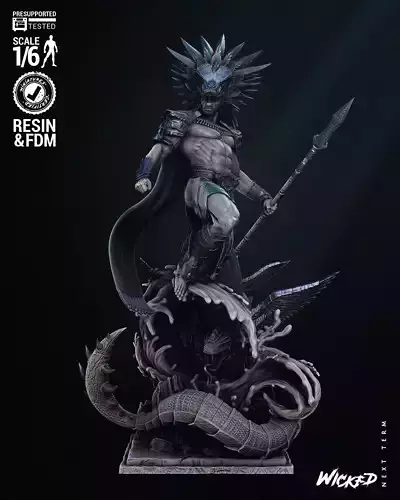 Wicked Marvel Namor sculpture Tested for 3D printing