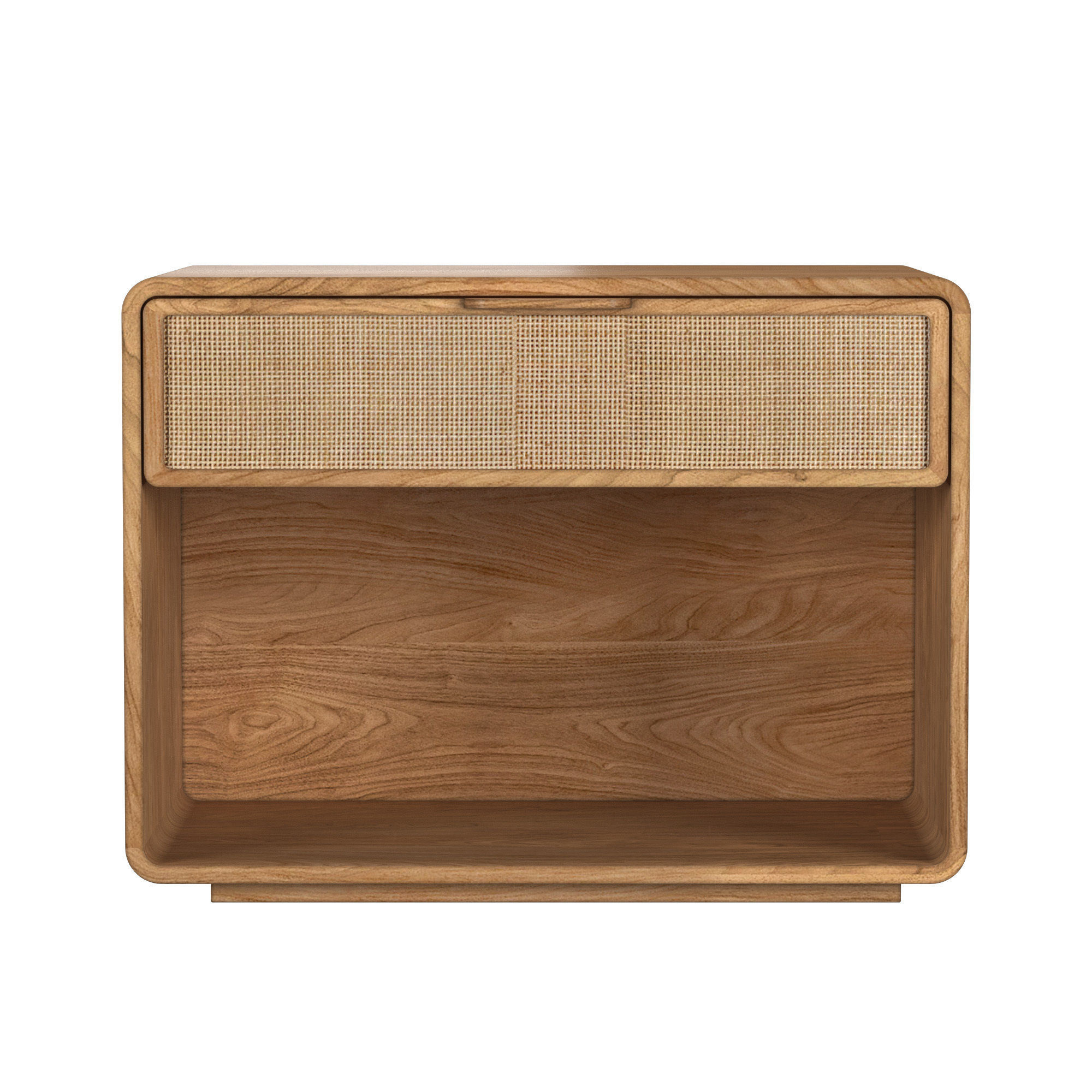 SANTIAGO CANE OPEN NIGHTSTAND 3D model_2
