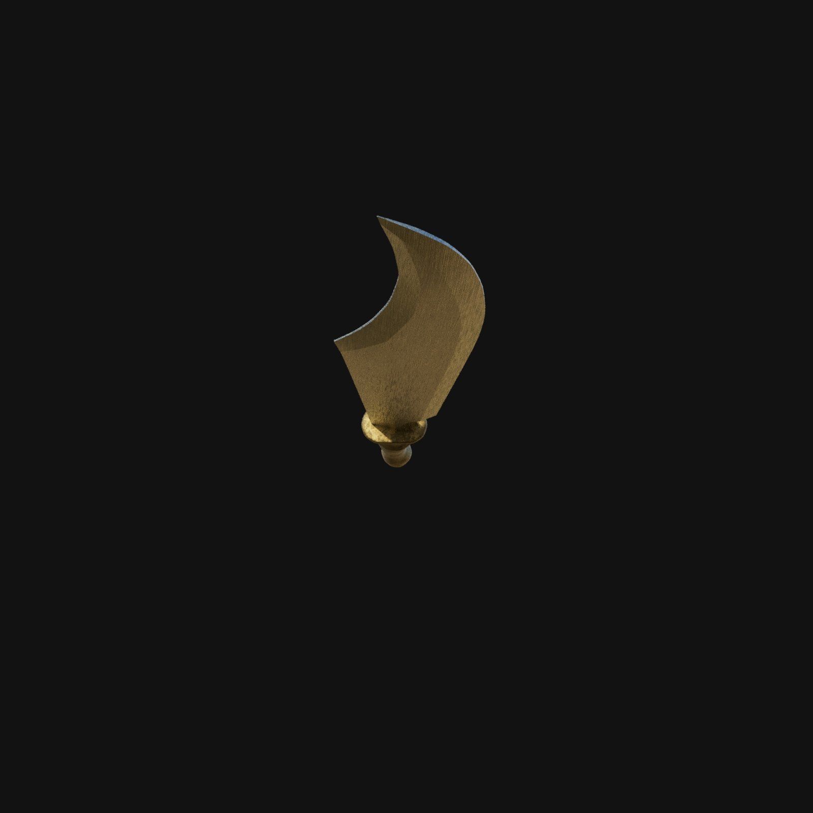 Shadowstrike Shiv Stealthy 3D Model Dagger for Digital Assassins 3D model_9