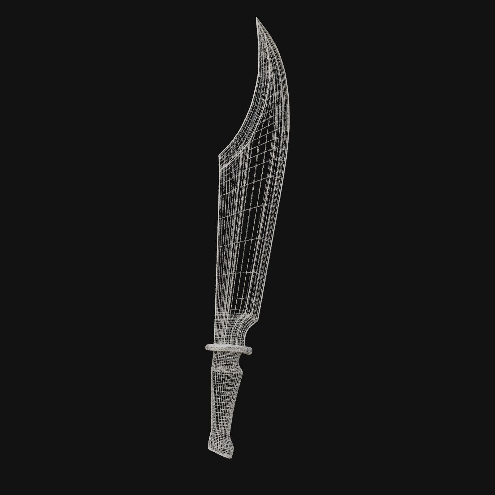 Shadowstrike Shiv Stealthy 3D Model Dagger for Digital Assassins 3D model_4