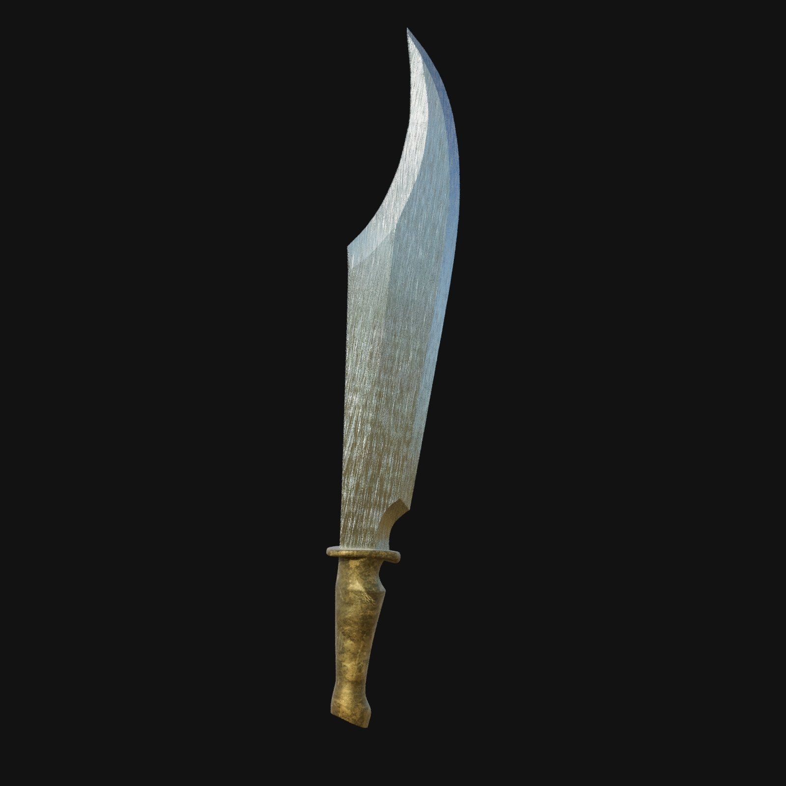 Shadowstrike Shiv Stealthy 3D Model Dagger for Digital Assassins 3D model_8