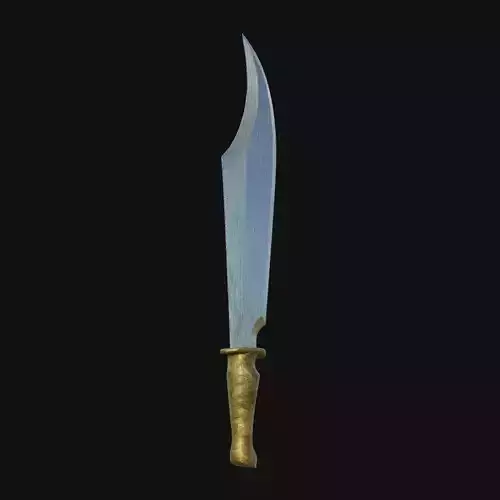Shadowstrike Shiv Stealthy 3D Model Dagger for Digital Assassins