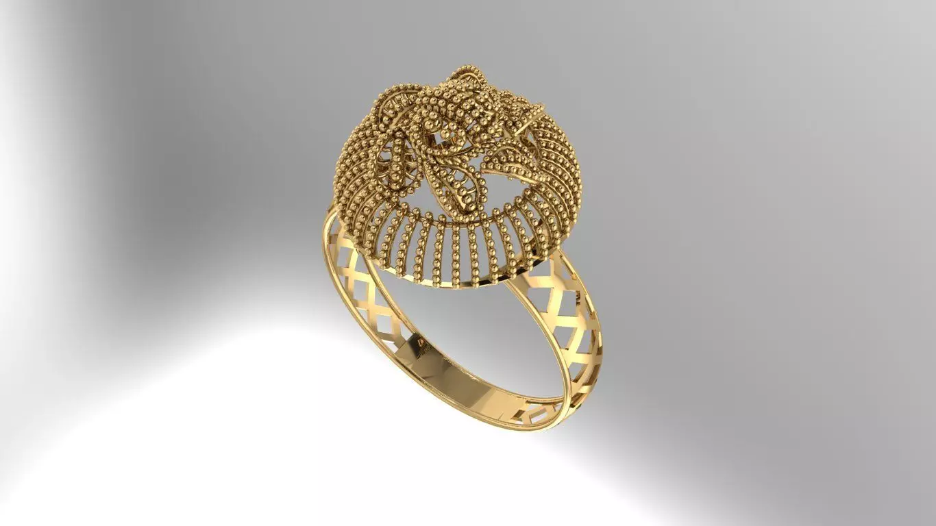 Gold Ring 30 3D print model_0