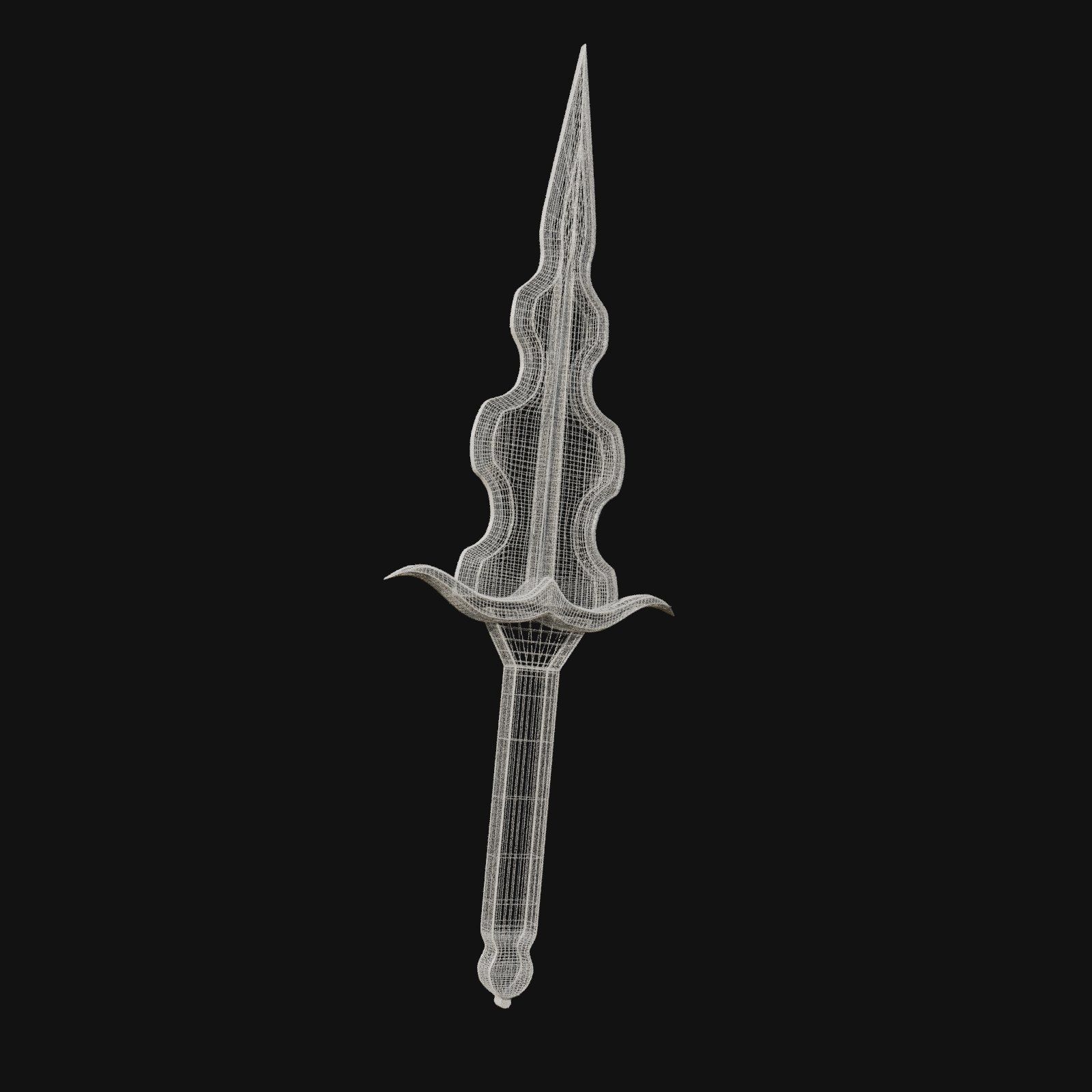 Vipers Venom Poisonous 3D Model Dagger for Digital Spies 3D model_4