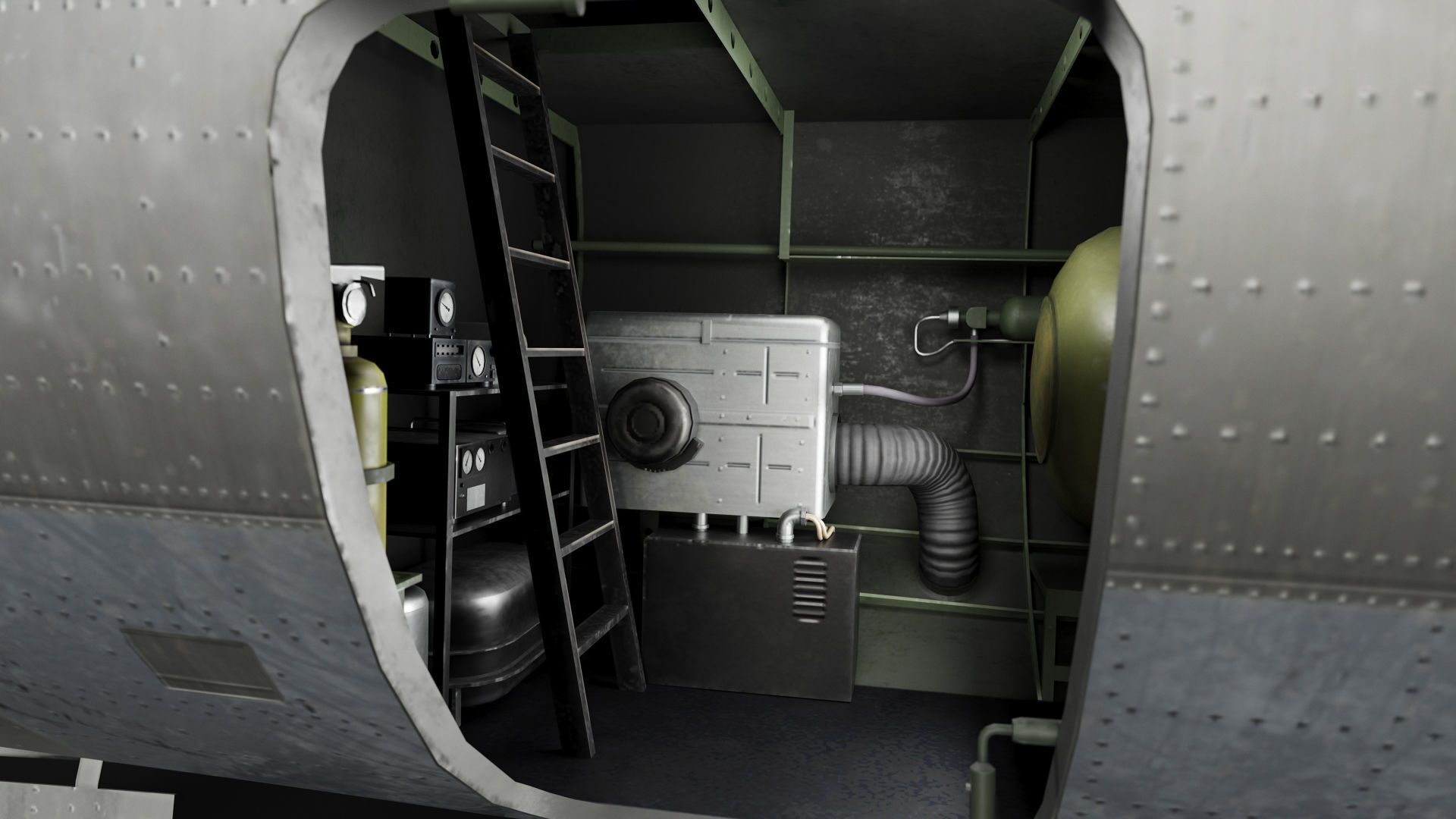 Boeing KC-97L Stratofreighter 3D model_9