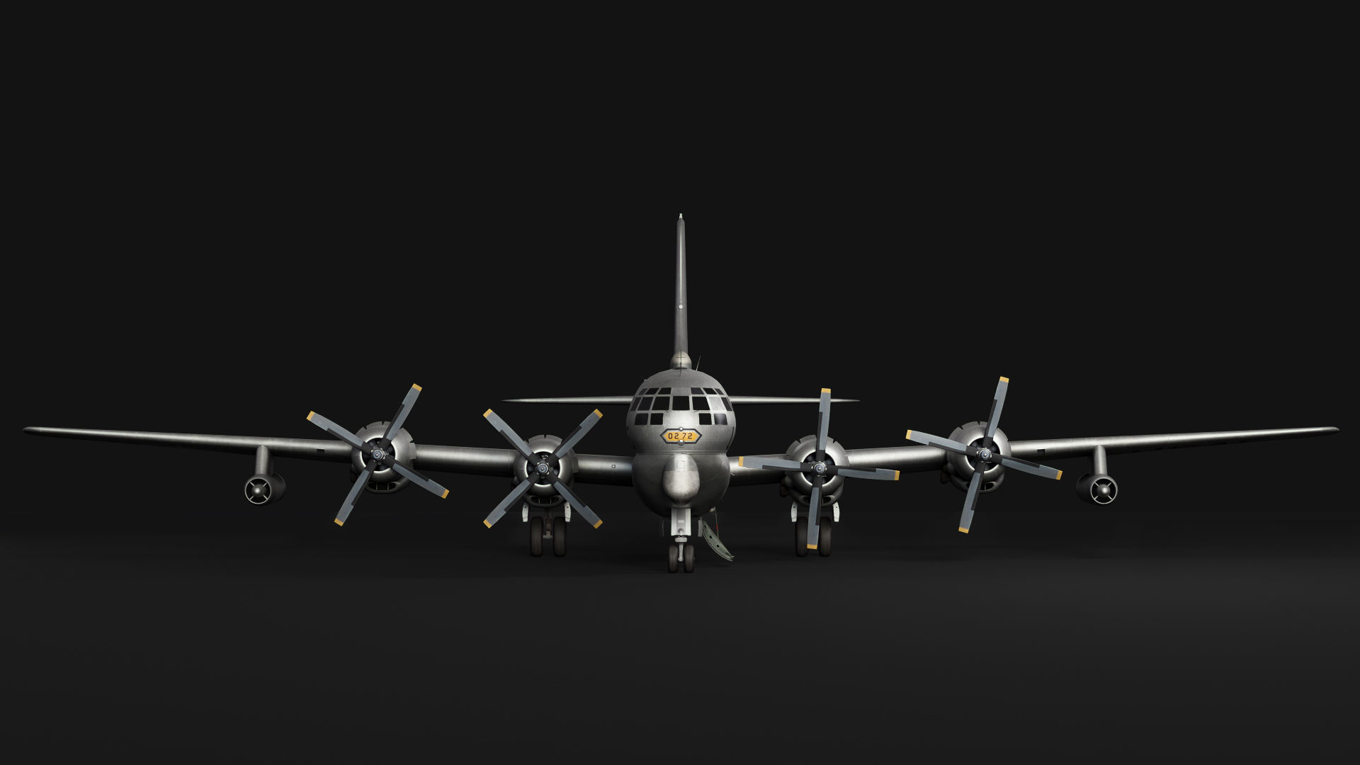 Boeing KC-97L Stratofreighter 3D model_11