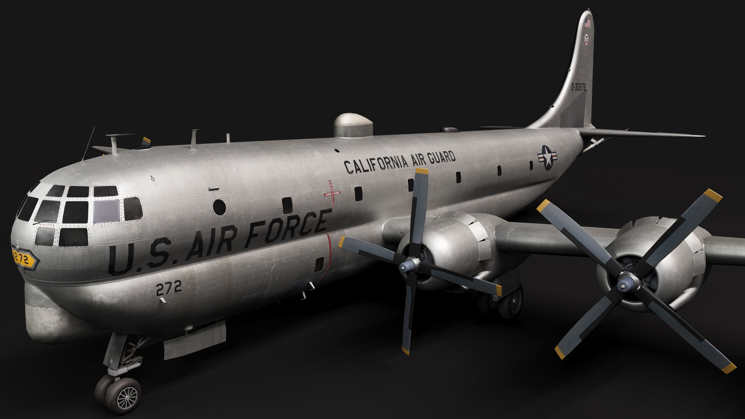 Boeing KC-97L Stratofreighter 3D model_3