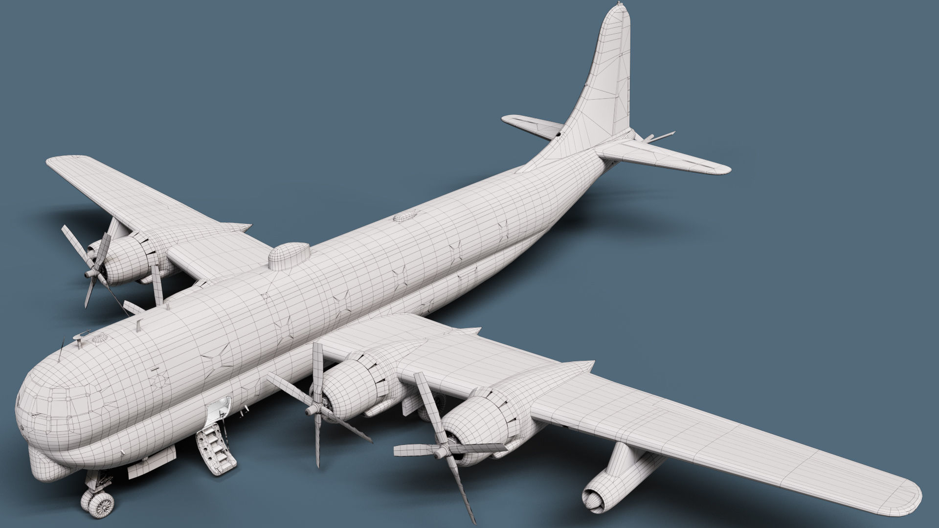 Boeing KC-97L Stratofreighter 3D model_28