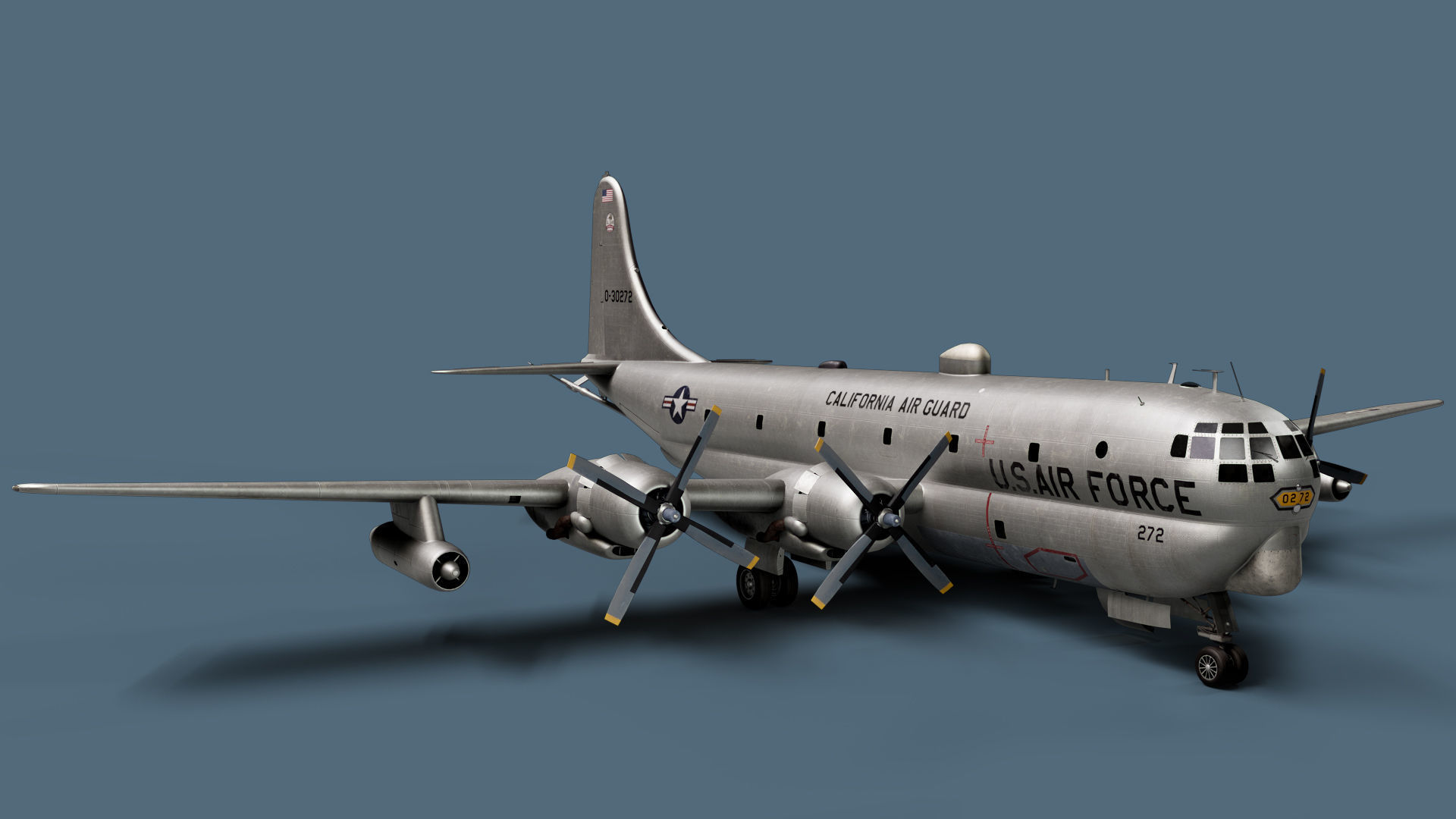 Boeing KC-97L Stratofreighter 3D model_25