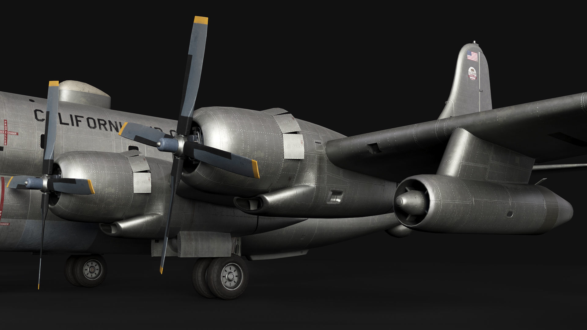 Boeing KC-97L Stratofreighter 3D model_14