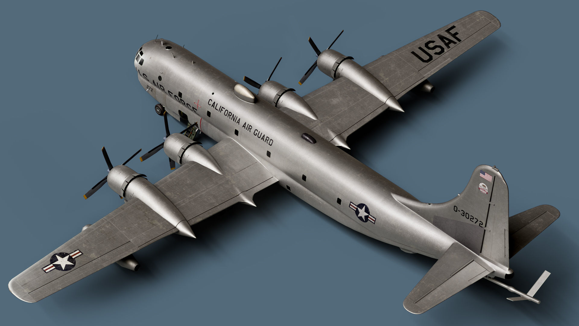 Boeing KC-97L Stratofreighter 3D model_22