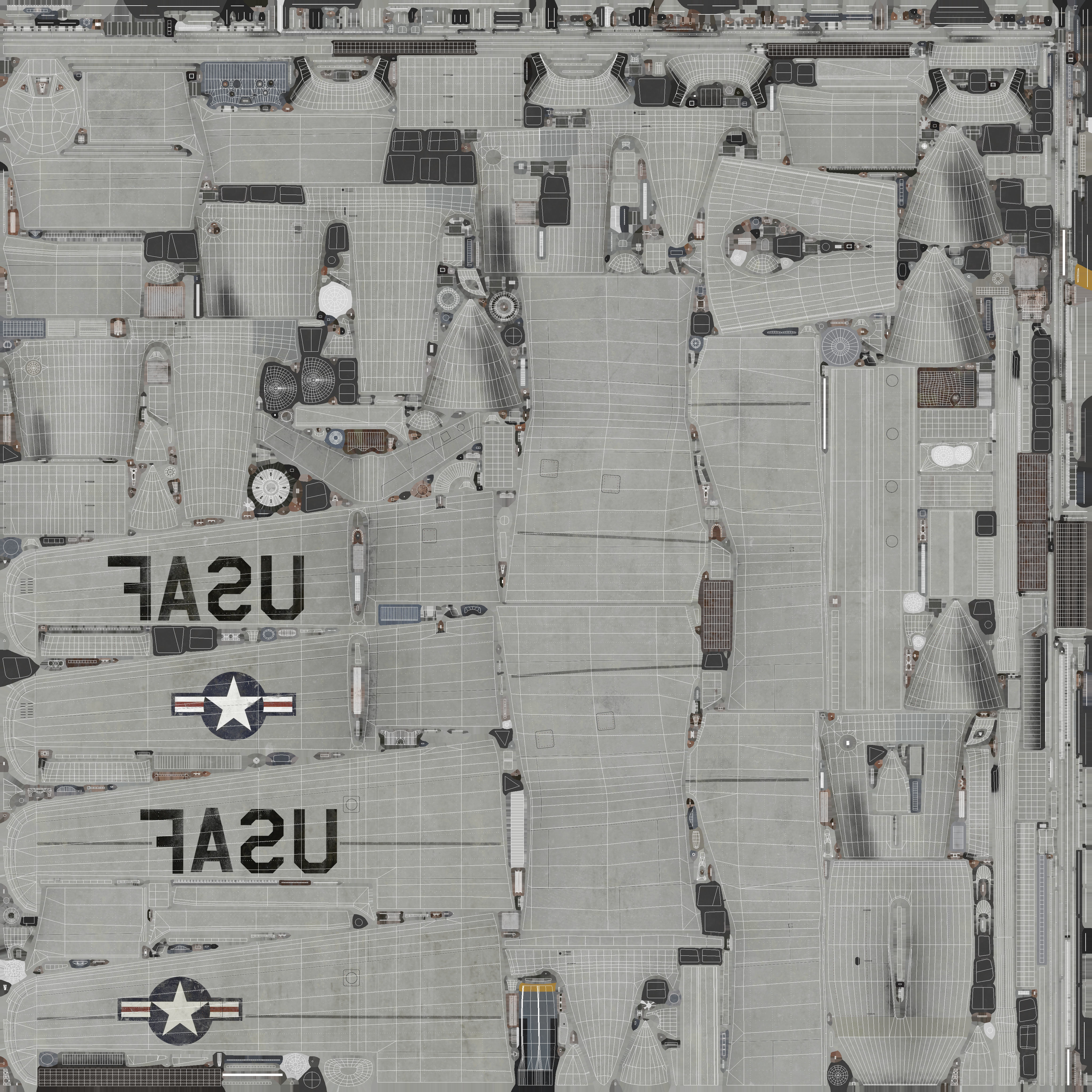 Boeing KC-97L Stratofreighter 3D model_32