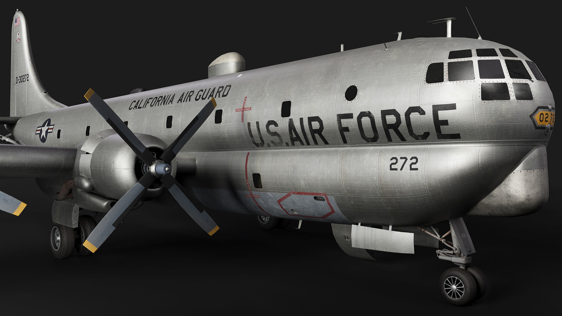 Boeing KC-97L Stratofreighter 3D model_12