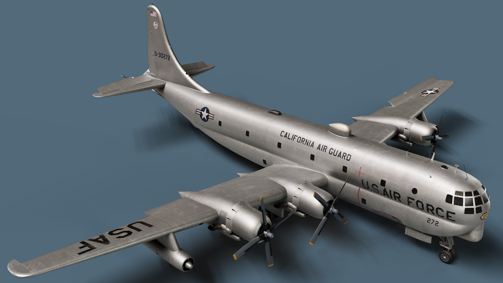 Boeing KC-97L Stratofreighter 3D model_23