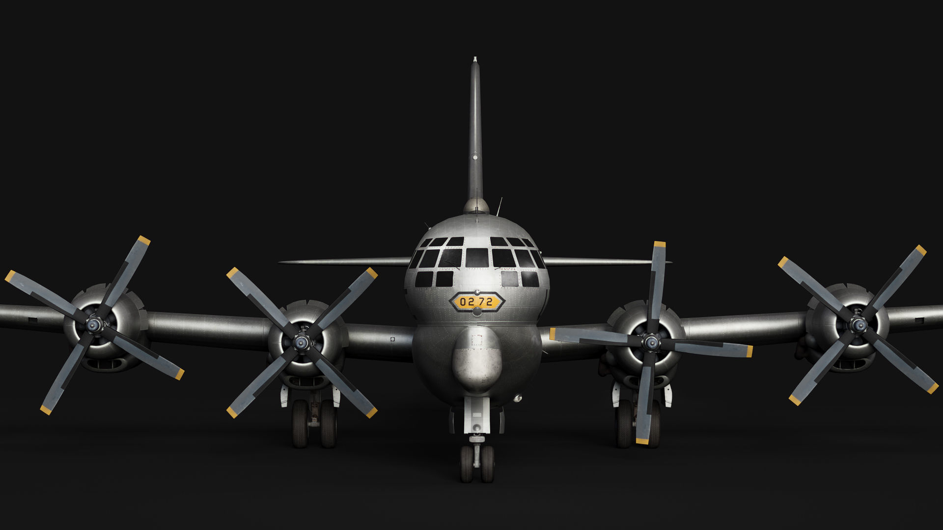 Boeing KC-97L Stratofreighter 3D model_17