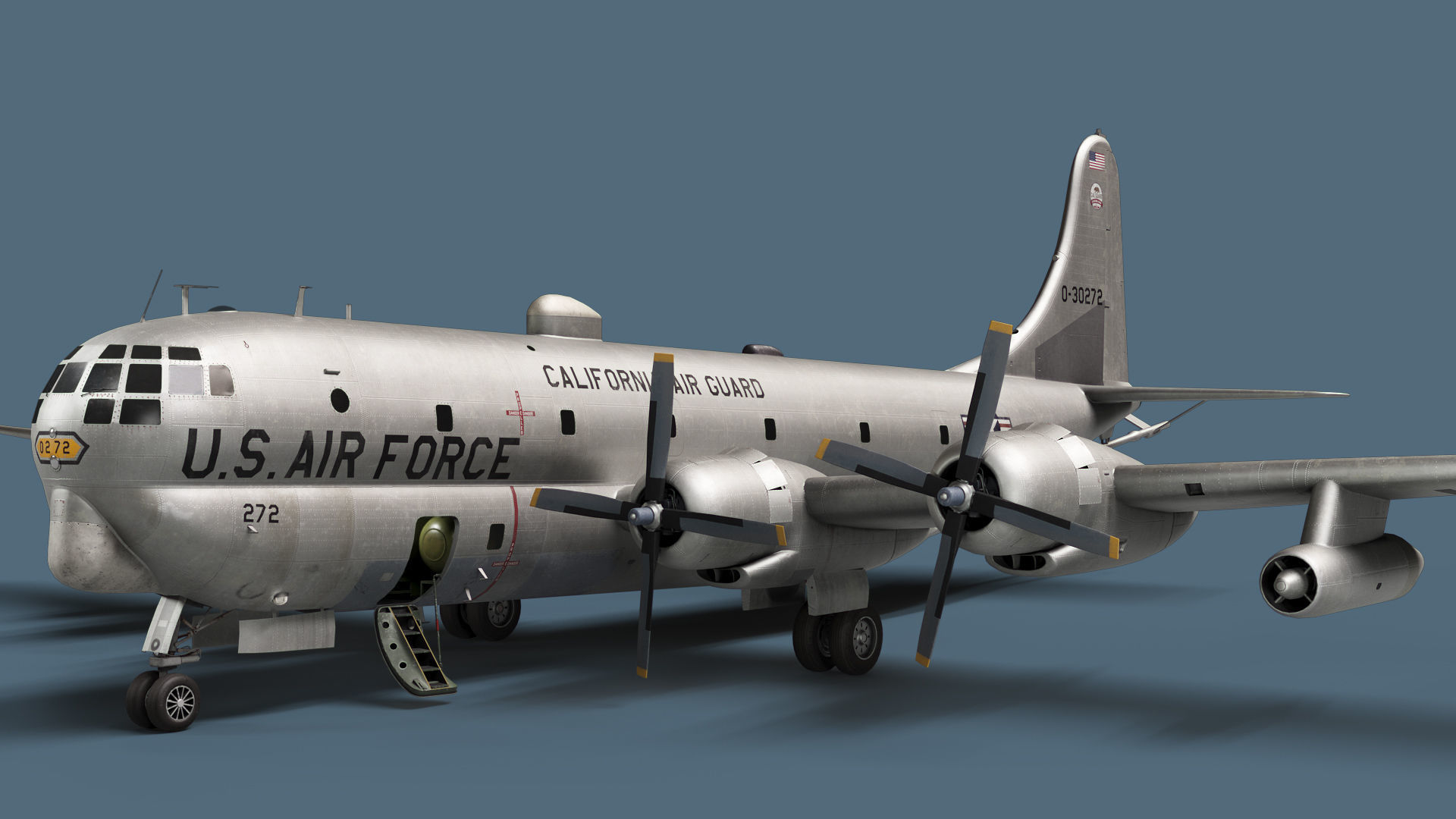Boeing KC-97L Stratofreighter 3D model_21