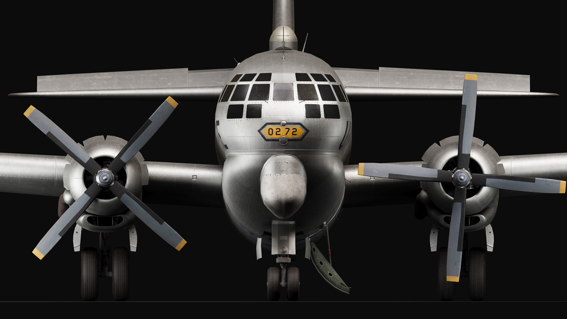 Boeing KC-97L Stratofreighter 3D model_10