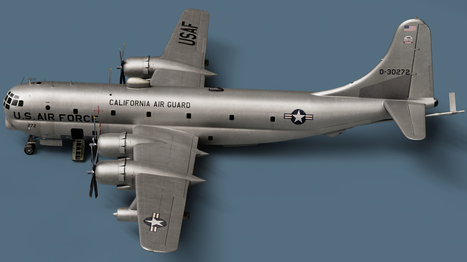 Boeing KC-97L Stratofreighter 3D model_24