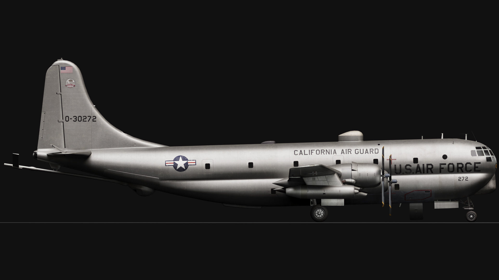 Boeing KC-97L Stratofreighter 3D model | CGTrader