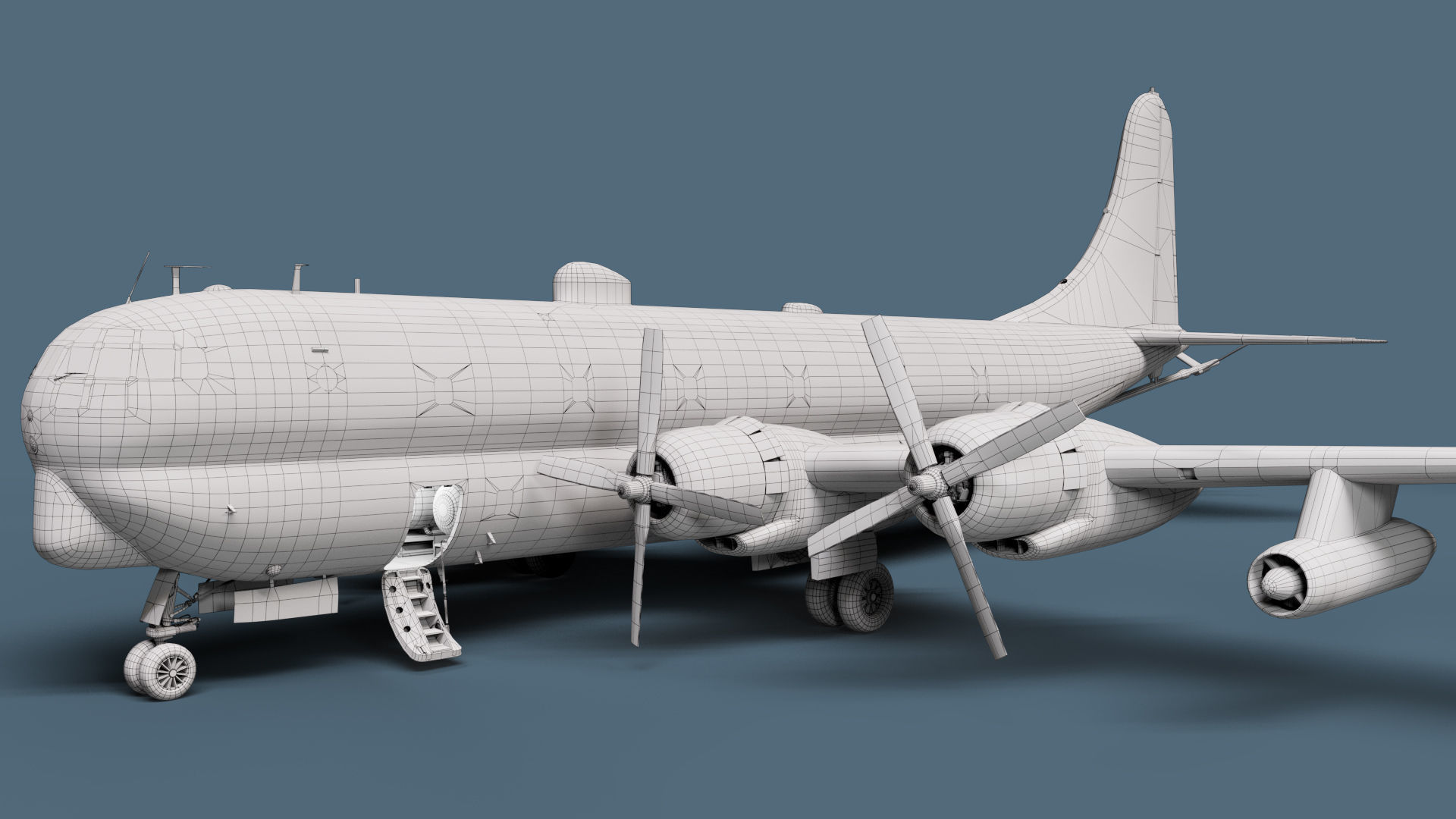 Boeing KC-97L Stratofreighter 3D model_29