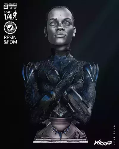 Wicked Marvel Namor Bust Tested for 3D printing