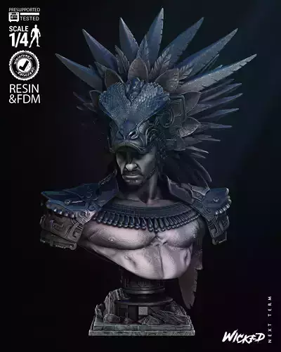 Wicked Marvel Namor Bust Tested for 3D printing