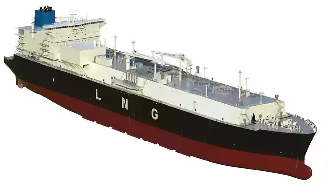 LNG Tanker 3D model