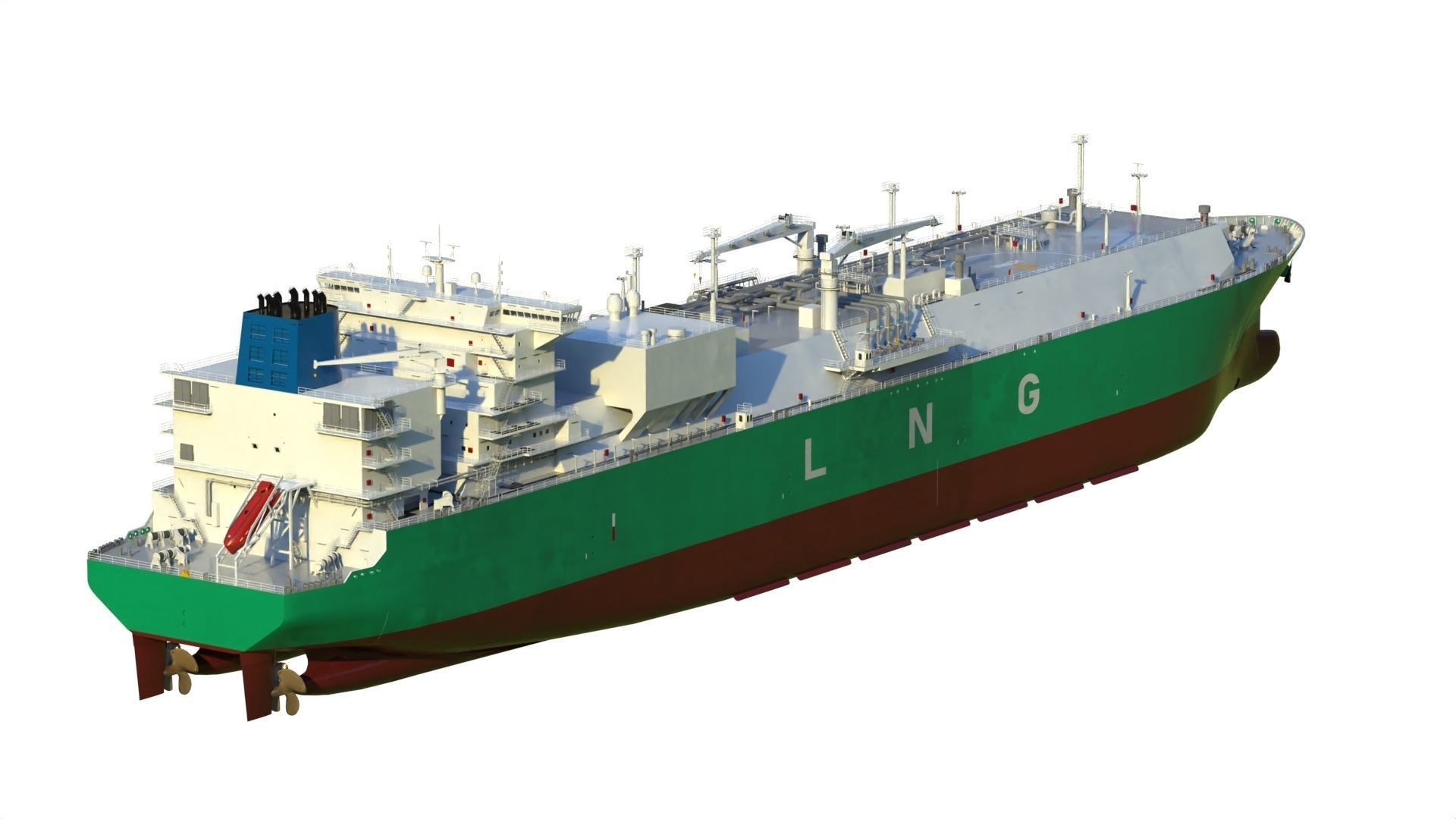 LNG Tanker 3D model_8