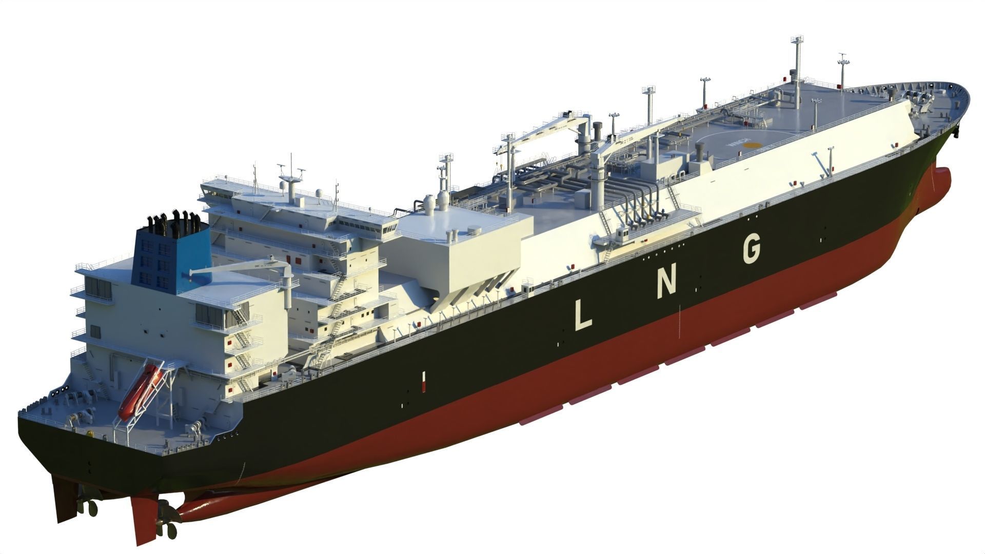 LNG Tanker 3D model_9