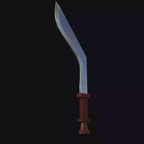 Spectral Shroud Haunting 3D Model Dagger for Digital Specters 3D model