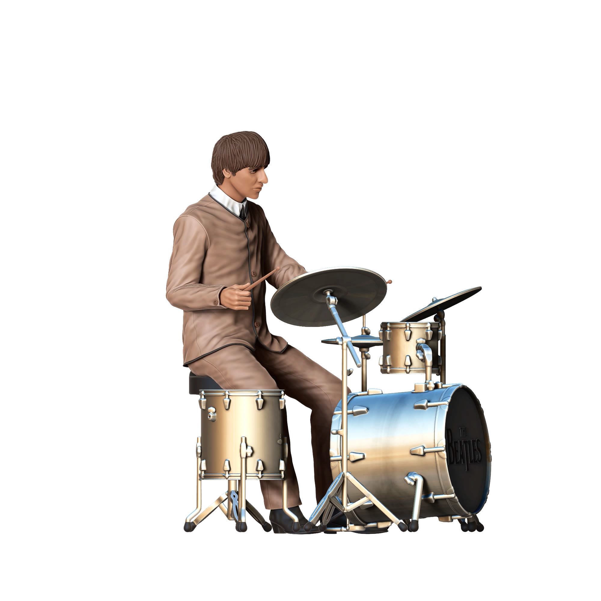N4 THE BEATLES RINGO STARR ALL PARTS ARE SEPARATED 3D print model_4